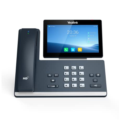 Yealink SIP-T58W PRO - VoIP-Telefon - mit Bluetooth-Schnittstelle mit Rufnummernanzeige, Schwarz