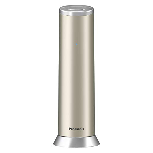 Panasonic KX-TGK220GN Design-Telefon mit Anrufbeantworter (Wecker, Haustelefon (schnurlos), HD-Telefonie, Eco-Plus, Freisprechfunktion) champagner
