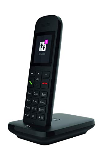 Telekom Sinus 12 mit Basisstation Schwarz DECT Telefon schnurlos 2' LCD-TFT