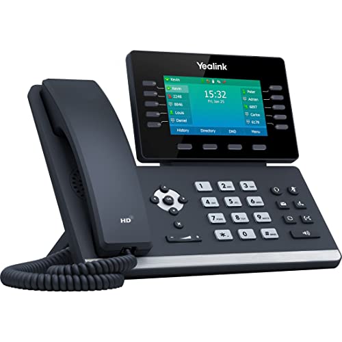 Yealink IP Telefon SIP-T54W VoIP-Telefon, schwarz