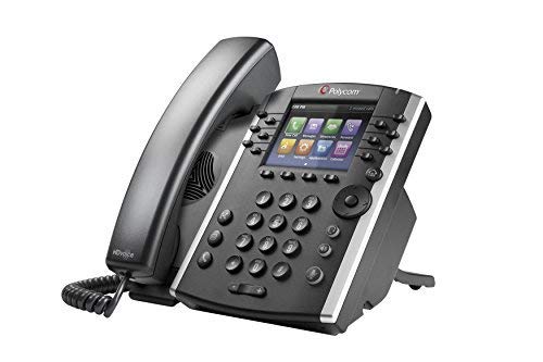 Polycom VVX 400-12 Line PoE Desktop-Telefon (erneuert)