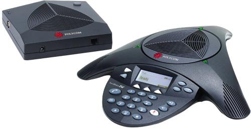 Polycom Soundstation2W Basic Schnurloses Konferenztelefon mit Anruferkennung