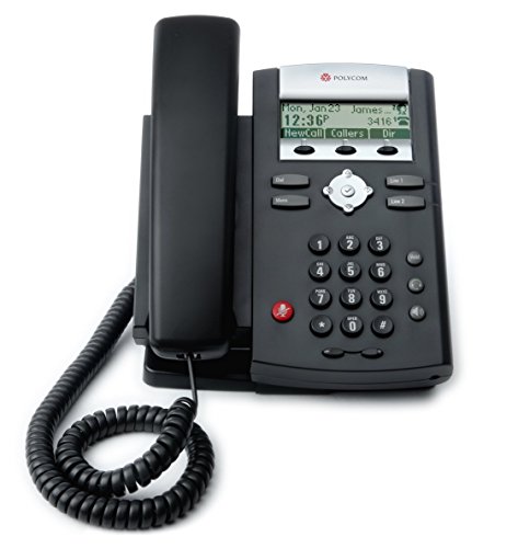 Polycom 2200-12365-025 Desktop Telefon VoIP SoundPoint IP331 schwarz