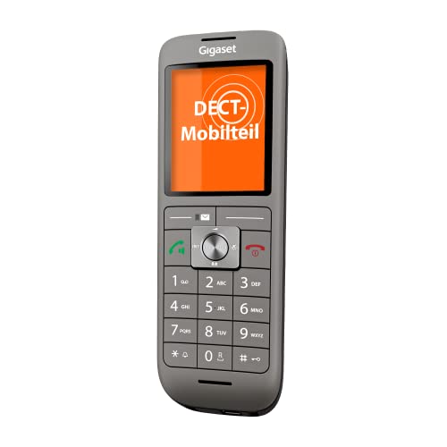 Gigaset CL660HX - DECT-Mobilteil mit Ladeschale – hochwertiges Schnurloses Telefon für Router und DECT-Basis – Fritzbox-kompatibel – brillante Audioqualität, Anthrazit-metallic